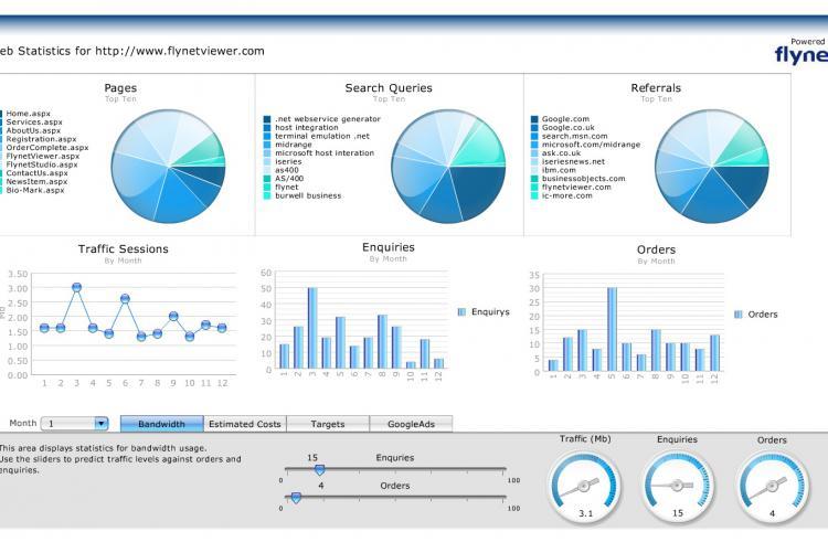 xcelsius dashboard examples